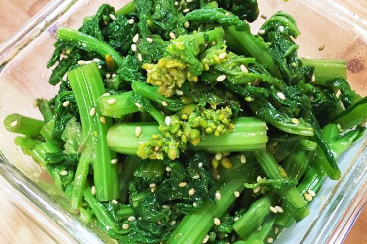 小さじ1本で 菜の花の和え物 レシピ 作り方 By 手抜きしたい主婦 クックパッド