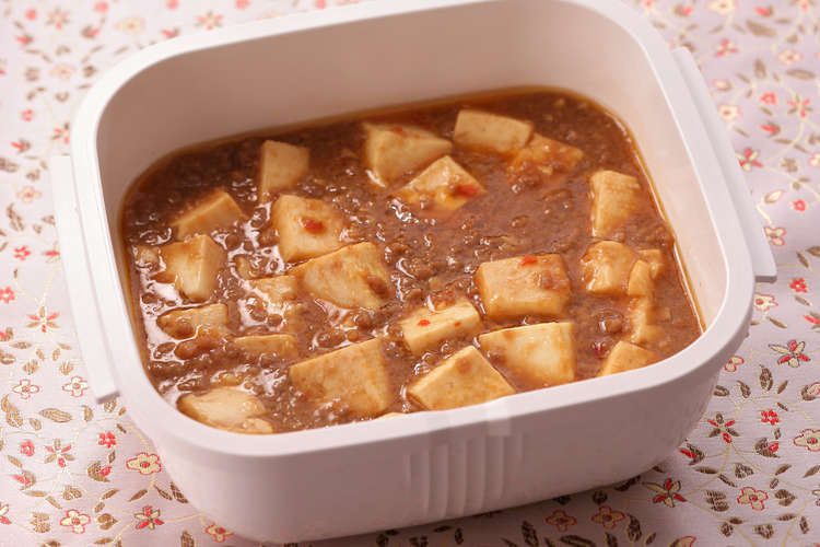 麻婆豆腐 レンジで4分50秒 レシピ 作り方 By グルラボ 公式 クックパッド 簡単おいしいみんなのレシピが364万品
