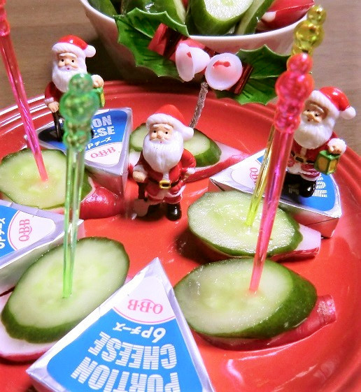 クリスマス☆ラディッシュ胡瓜の塩レモン漬の画像