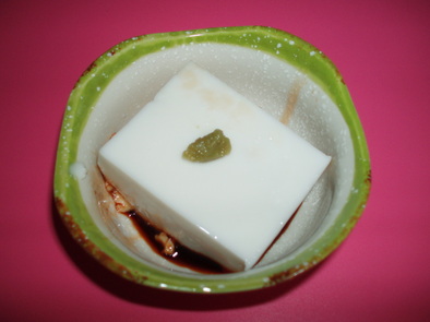 落花生豆腐の写真