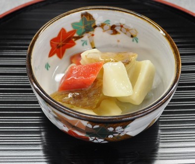 西京味噌の根菜ピクルスの写真