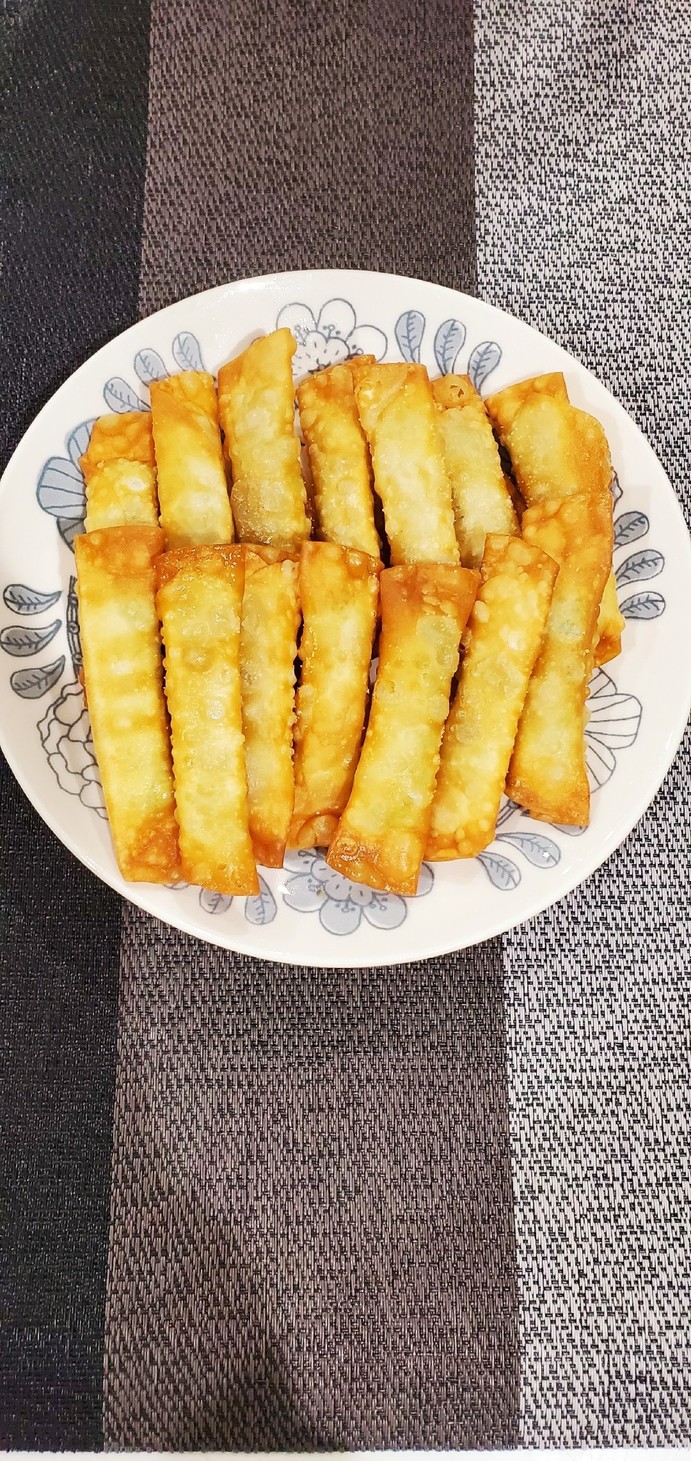 餃子の皮が余ったら②　♪枝豆スティック♪の画像