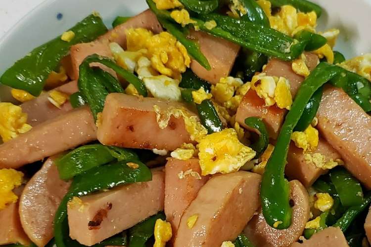 簡単 子どもも大喜びのスパムとピーマン レシピ 作り方 By かなはは クックパッド 簡単おいしいみんなのレシピが352万品