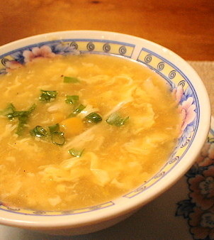 ＊朝食に＊中華風コーン卵スープ＊の画像