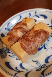 【簡単】高野豆腐の肉巻き
