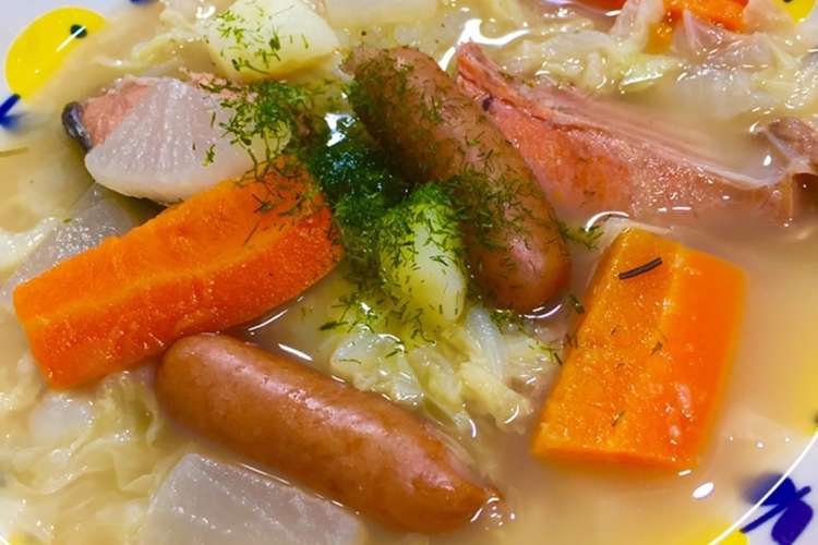 簡単美味しい 鮭入りポトフ レシピ 作り方 By La Laママ クックパッド 簡単おいしいみんなのレシピが357万品