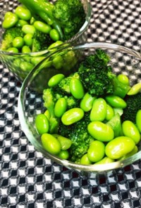 ブロッコリーto枝豆の簡単サラダ
