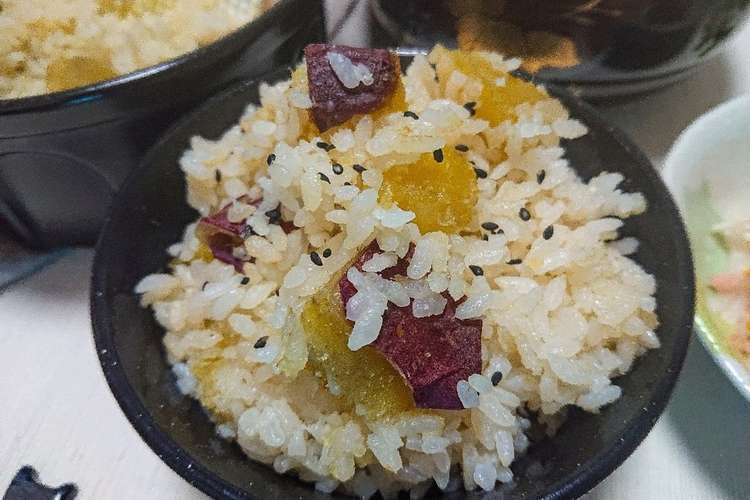 炊飯器で炊くだけ 白だしでさつまいもご飯 レシピ 作り方 By Gngnsキッチン クックパッド 簡単おいしいみんなのレシピが356万品