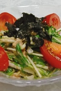 【バランス】鮭と水菜のポン酢マヨ和え