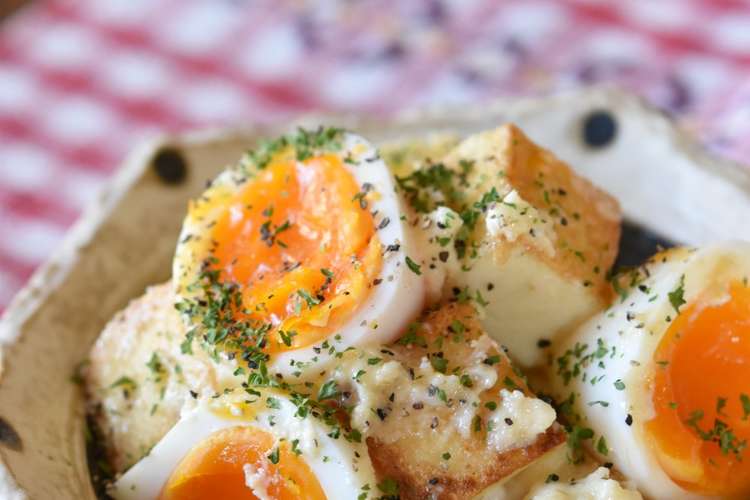 厚揚げ豆腐とゆで卵のチーズサラダ レシピ 作り方 By 鈴木美鈴 クックパッド 簡単おいしいみんなのレシピが352万品
