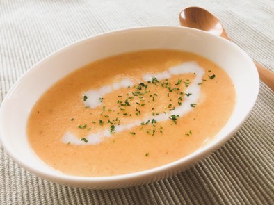 栄養満点！野菜でとろみ＊コーン野菜スープの写真