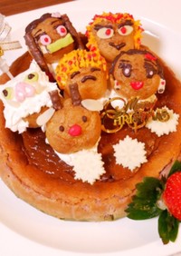 クリスマス＊鬼滅の刃ケーキ