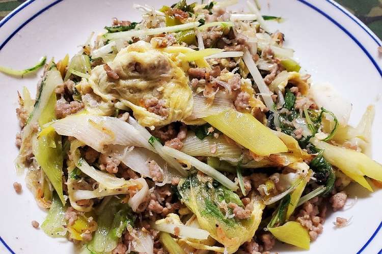 豚ひき肉とふんわり卵のサニーレタス炒め レシピ 作り方 By はっぴーはっぴーママ クックパッド 簡単おいしいみんなのレシピが352万品