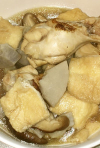 手羽元と京芋と椎茸の煮物