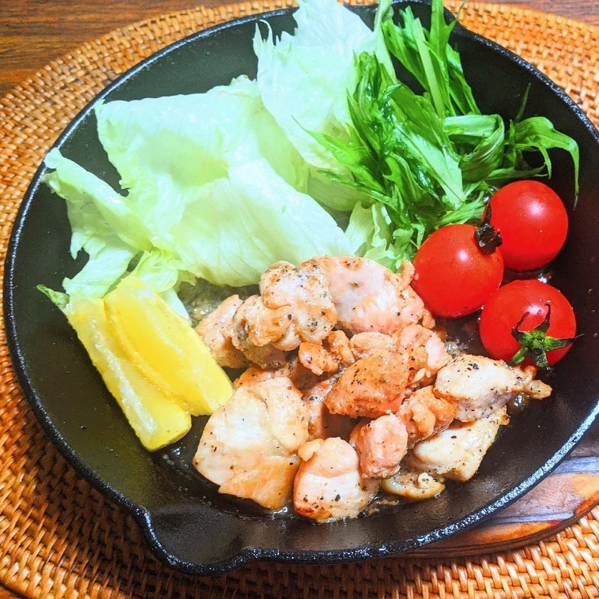 レモンガーリックバター鶏もも肉のレシピ