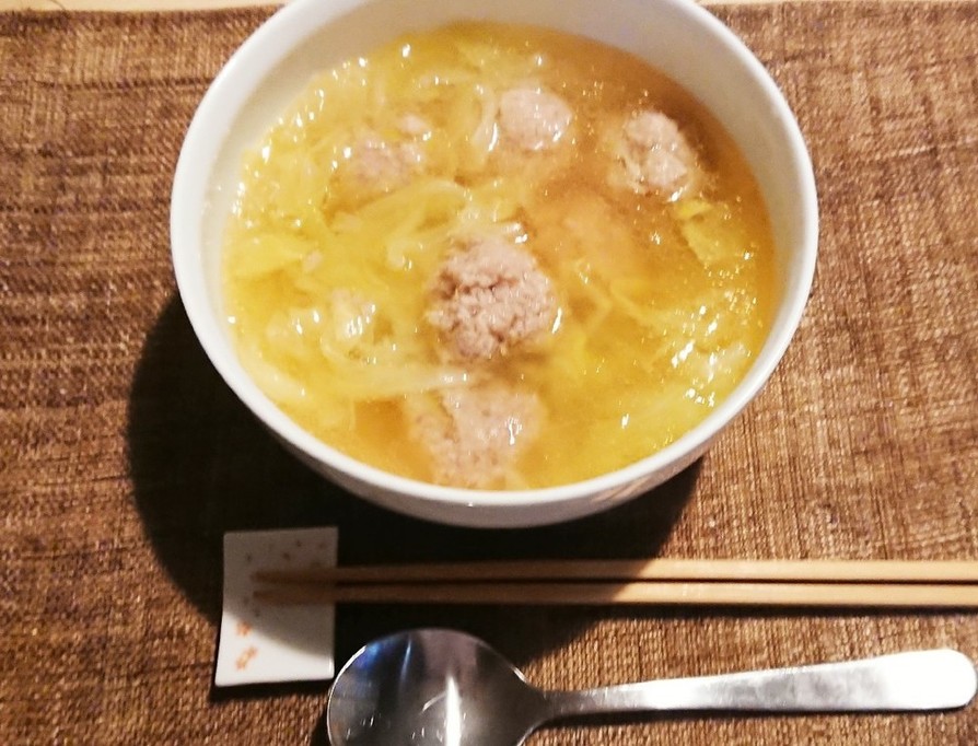 肉団子とキャベツのスープ★免疫力up～の画像