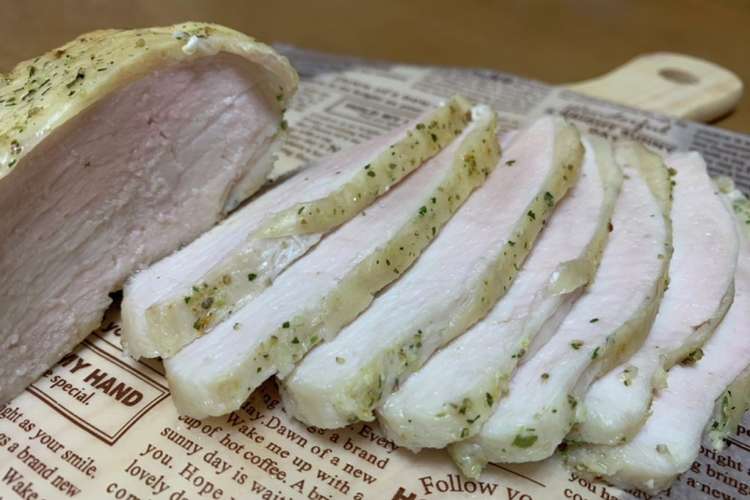 鶏胸肉de柔らかヘルシー ローストチキン レシピ 作り方 By Sunsunよっぴい クックパッド 簡単おいしいみんなのレシピが358万品