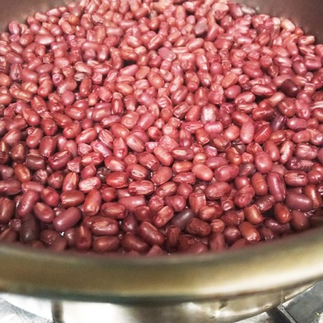 ホクホクの煮小豆