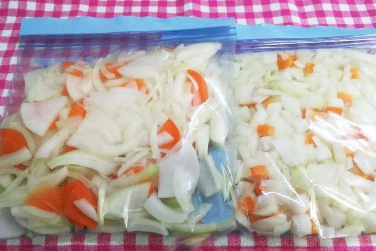 冷凍カット野菜♪ちょい足しで時短スープ レシピ・作り方 by うさぎさんママ 【クックパッド】 簡単おいしいみんなのレシピが375万品