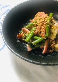 温野菜と厚揚げのサラダ