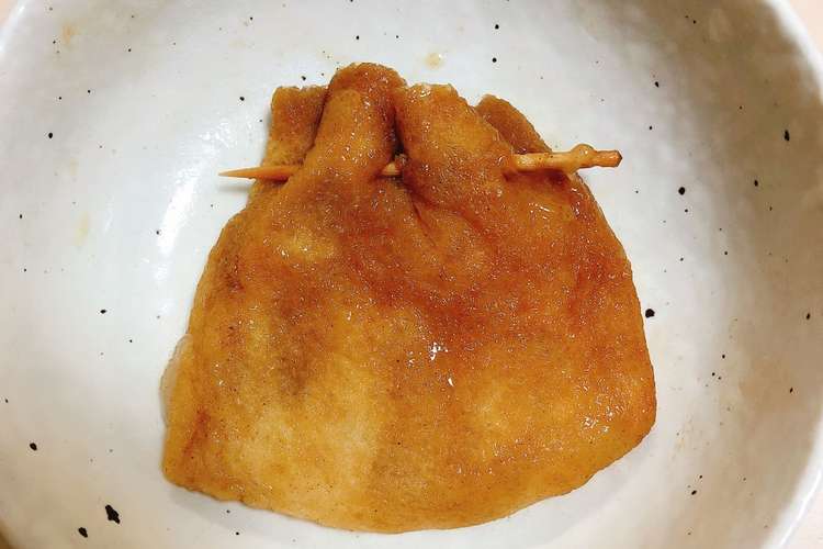 レンジで簡単 もち巾着の甘辛煮 レシピ 作り方 By Mocaron211 クックパッド 簡単おいしいみんなのレシピが378万品