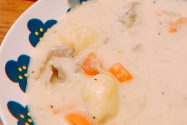隠し味に醤油をplus クリームシチュー レシピ 作り方 By ノンちゃん クックパッド