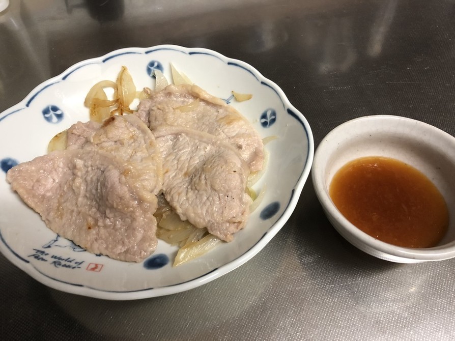 大根おろしとゆずの香りであっさり生姜焼きの画像