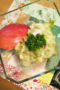 すり下ろしリンゴの白菜サラダ