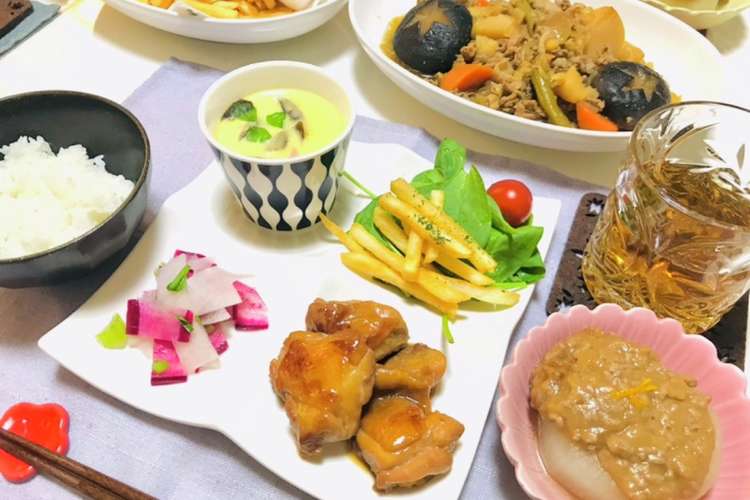 今夜の夕飯は鶏肉メインのメニュー和食献立 レシピ 作り方 By 体裁よく クックパッド 簡単おいしいみんなのレシピが375万品