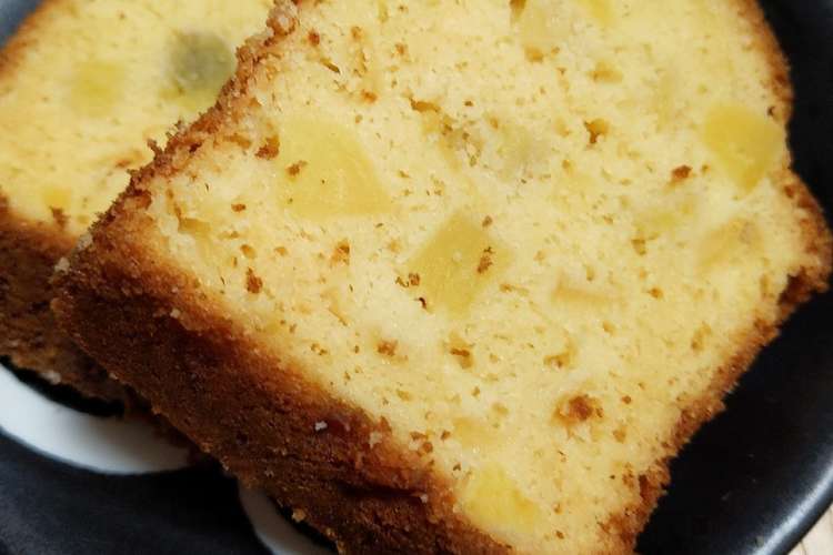 さつまいもとりんごのパウンドケーキ レシピ 作り方 By にゃむにゃむこ クックパッド