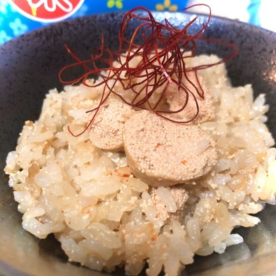 近江米de明太バター炊き込みご飯の写真