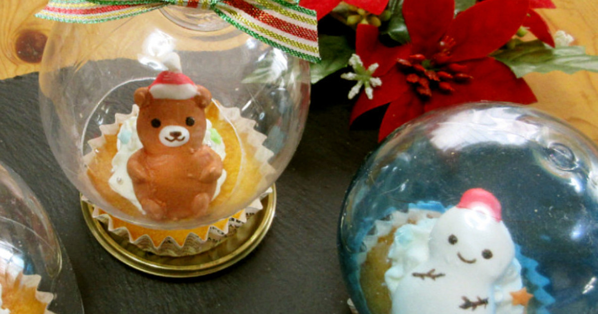 失敗しにくい スノードーム風カップケーキ レシピ 作り方 By Minly3 クックパッド 簡単おいしいみんなのレシピが354万品