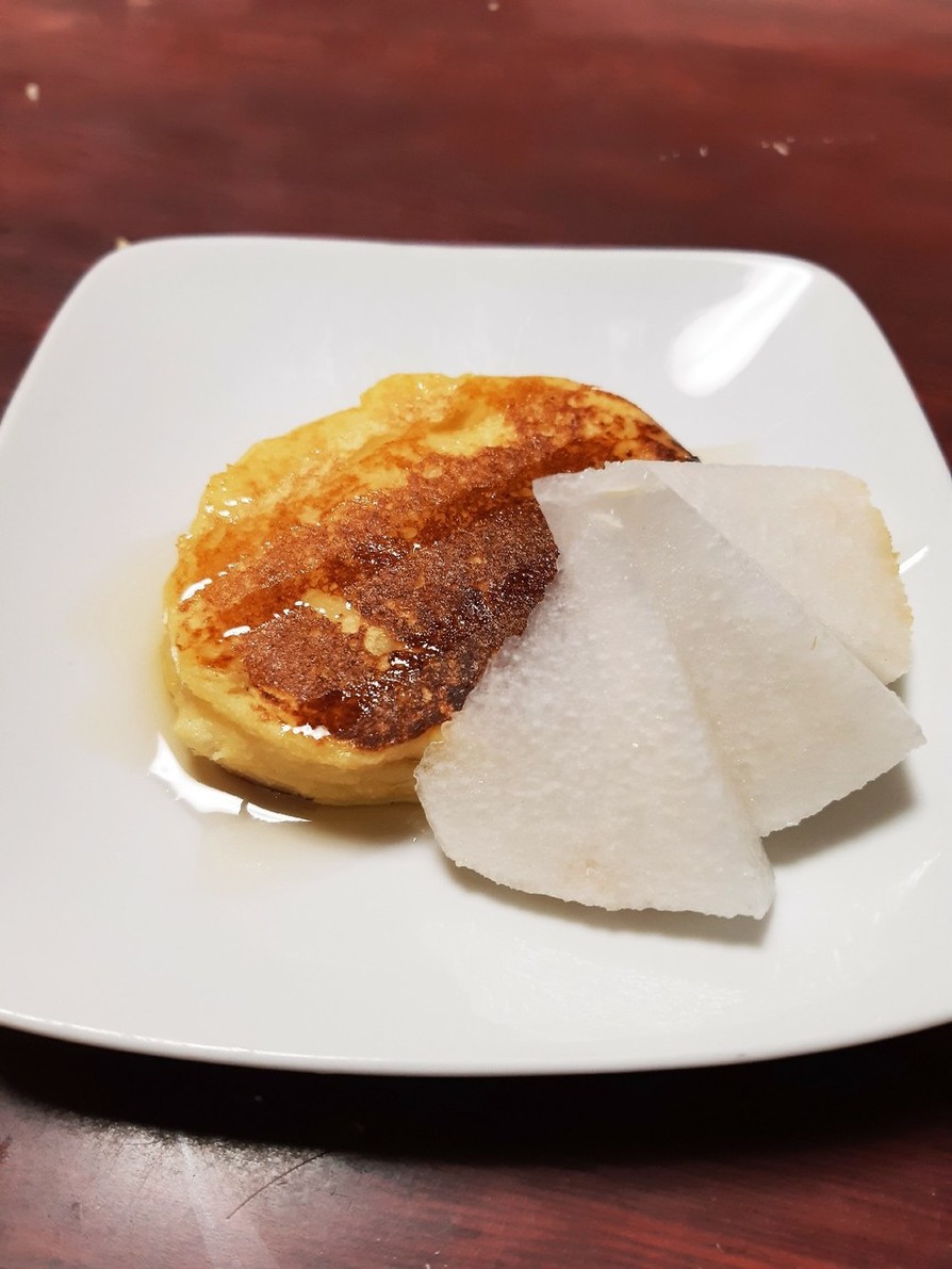 豆腐とおからでりんごパンケーキの画像