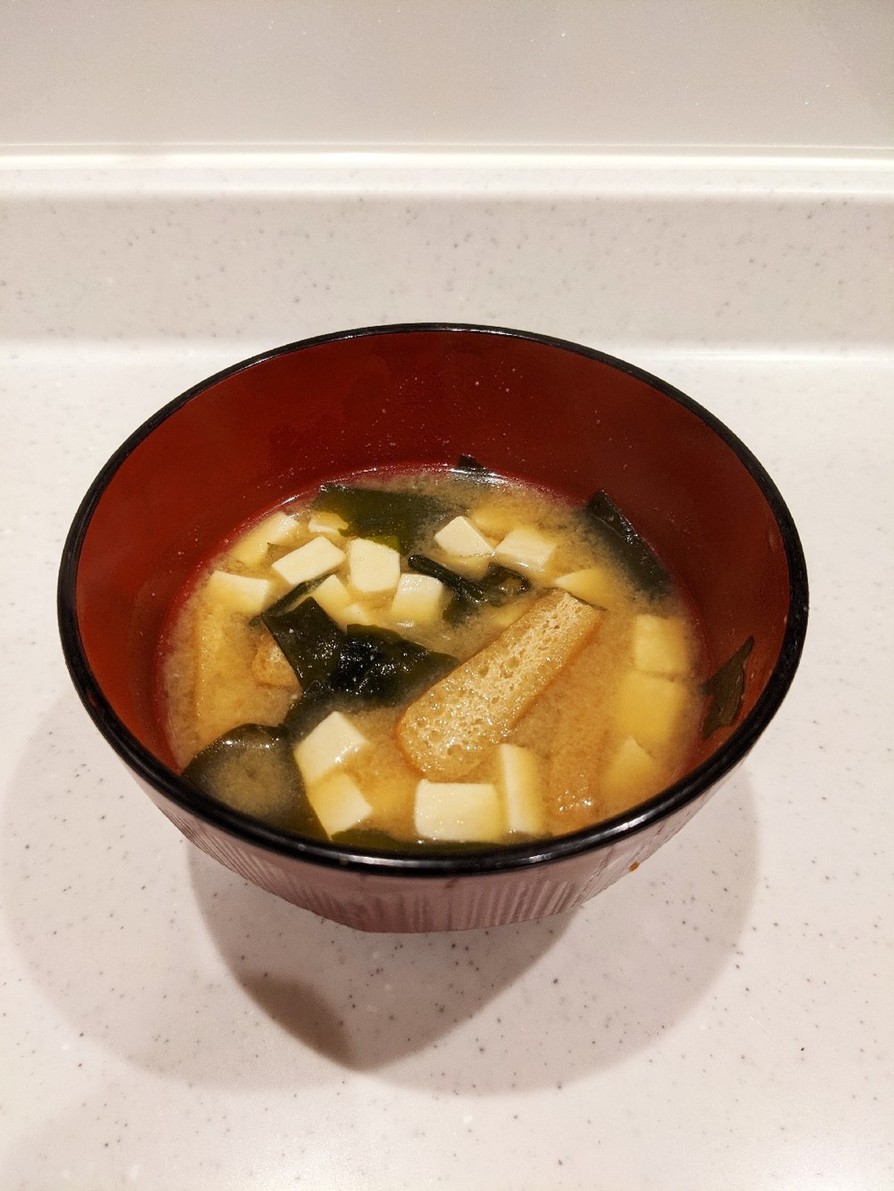 お豆腐たっぷり簡単・基本の味噌汁の画像