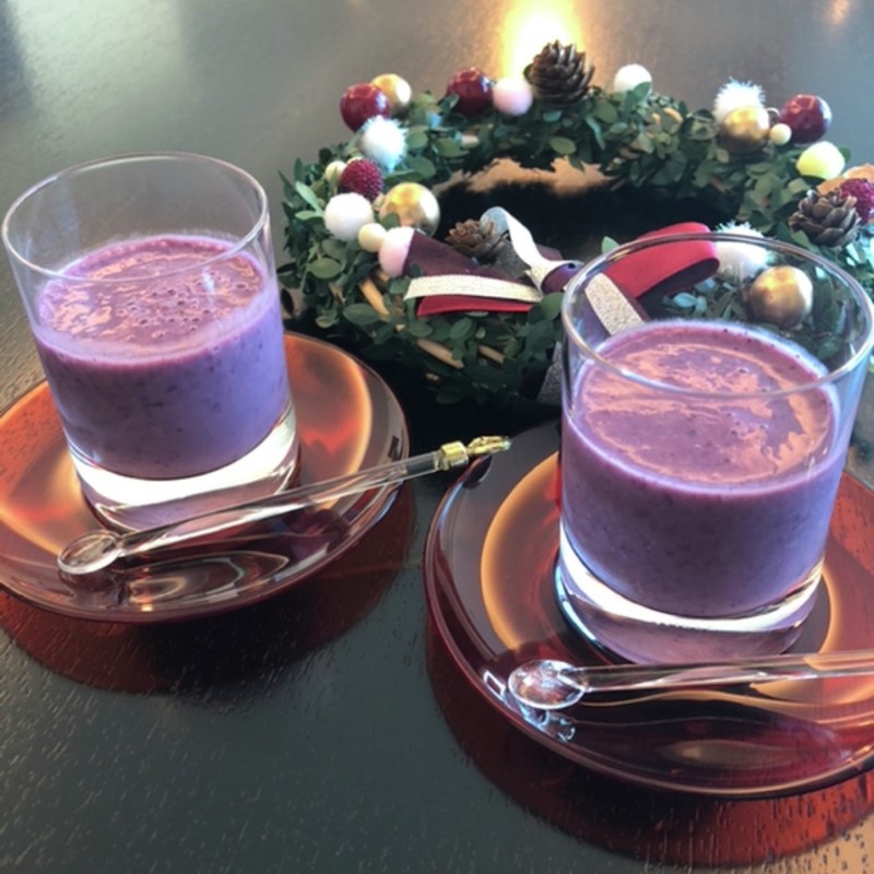 ラズベリーブラックベリースムージーのレシピ