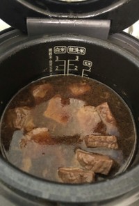 炊飯器で作る牛角煮（調理10分以下）