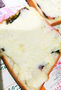 ハム海苔チーズトースト