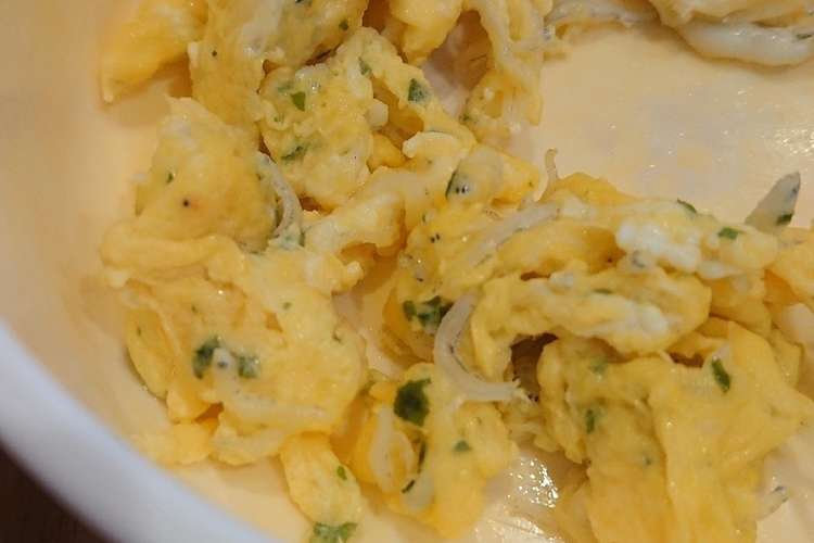 幼児食 朝食に しらすと青のりの卵炒め レシピ 作り方 By 食いしん坊山ガール クックパッド 簡単おいしいみんなのレシピが352万品