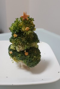 ブロッコリーの簡単クリスマスツリー