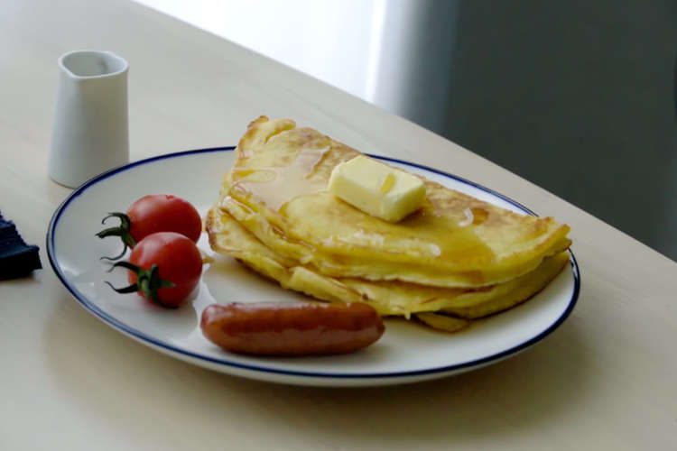 魔女の宅急便 のキキのホットケーキ レシピ 作り方 By クック9meb90 クックパッド