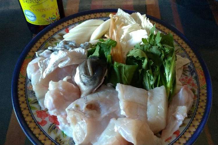 簡単とらふぐでてっちり鍋 レシピ 作り方 By ジビエ大好き クックパッド 簡単おいしいみんなのレシピが353万品