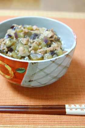 トロトロの茄子丼