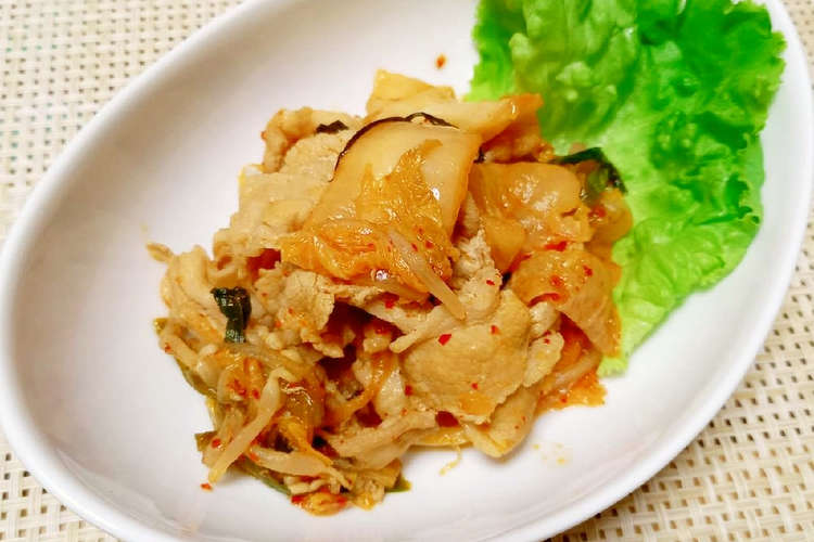 ご飯が止まらない 簡単で美味しい豚キムチ レシピ 作り方 By ポテチ犬 クックパッド 簡単おいしいみんなのレシピが349万品