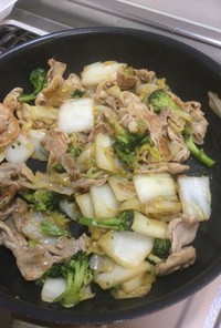 豚肉と白菜の中華炒め