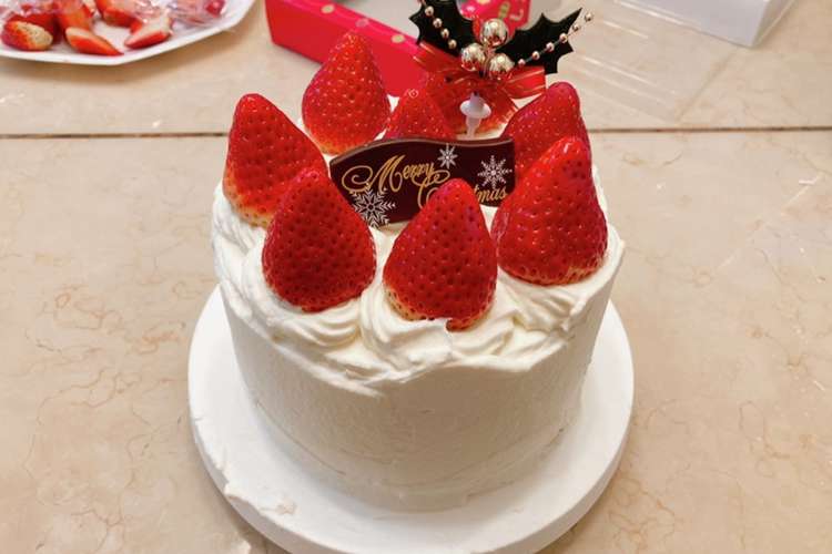 クリスマスケーキ ショートケーキ レシピ 作り方 By ゆぴシェフ クックパッド 簡単おいしいみんなのレシピが350万品
