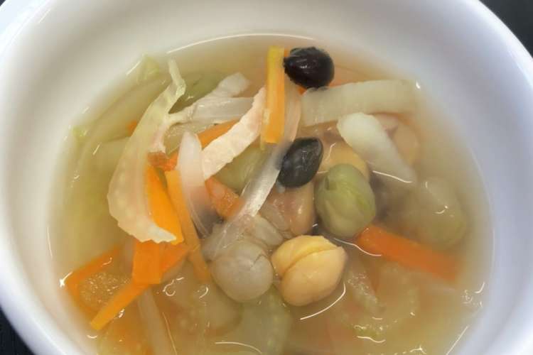 女性の救世主 セロリとお豆のスープ レシピ 作り方 By 岐阜県富加町とみぱん クックパッド 簡単おいしいみんなのレシピが357万品