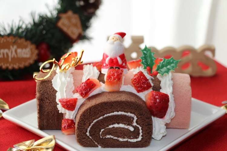 クリスマスに 簡単可愛いブッシュドノエル レシピ 作り方 By Maron クックパッド 簡単おいしいみんなのレシピが356万品