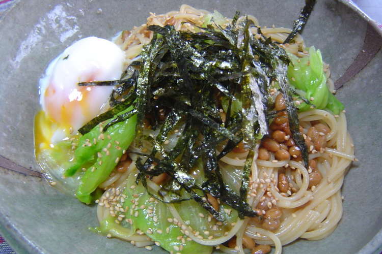 簡単 主婦ランチ 納豆パスタ レシピ 作り方 By みっチョコ クックパッド 簡単おいしいみんなのレシピが356万品