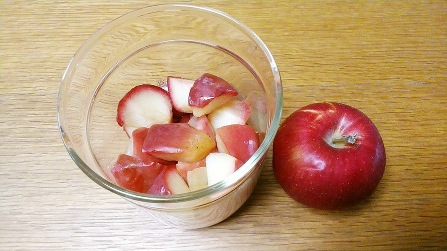 レンジ煮りんごの画像