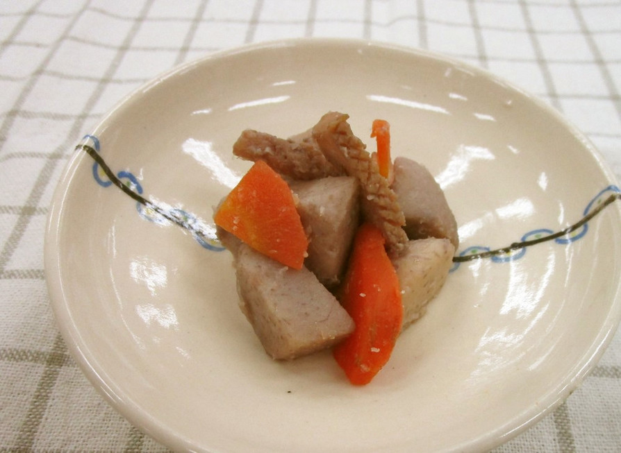 里いもとイカのうま煮★神戸学校給食レシピの画像